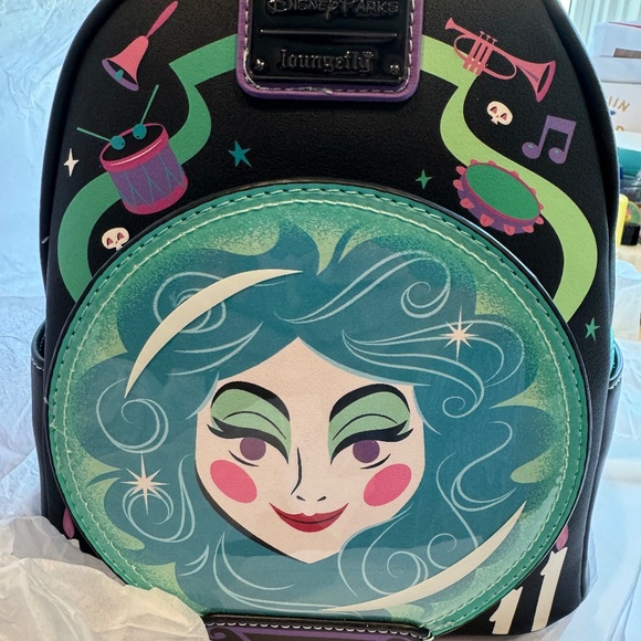 NWT! Loungefly | Disney Madame Leota Glow in Dark Mini Backpack Haunted Mansion! main image 7